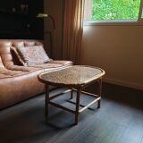 Bamboo coffee table from madagascar 80s