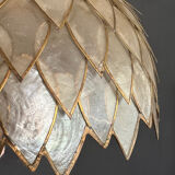 Brass and mother-of-pearl suspension