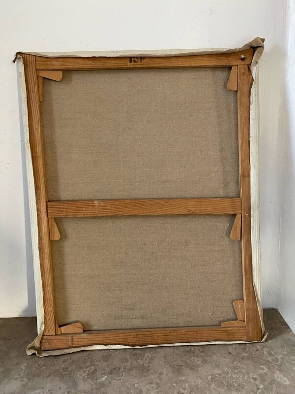 Portrait de femme signé de 1967