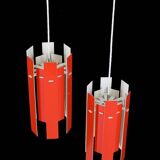 Set of 2 Fog & Mørup / Henning Rehhoff 'Cocktail' pendant lamps / Mid-century Danish modern design / 1970s