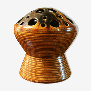 Vase pique-fleurs en céramique des potiers d'Accolay