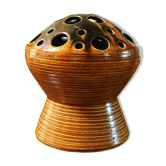 Ceramic flower-picnic vase of the potters of Accolay