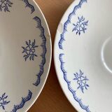 Set of 7 Gien cup plates PATAY model