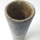 Roll in 1970 vintage stoneware vase