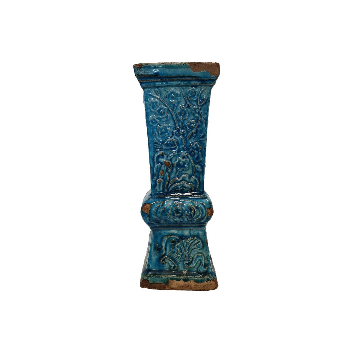 Chinese Ceramics Gu Vase Ming Dynasty, mid 1600s
