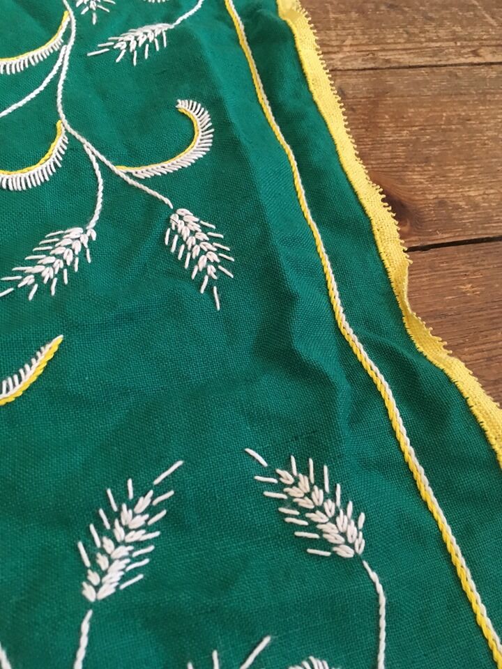 Ancient embroidered fabric
