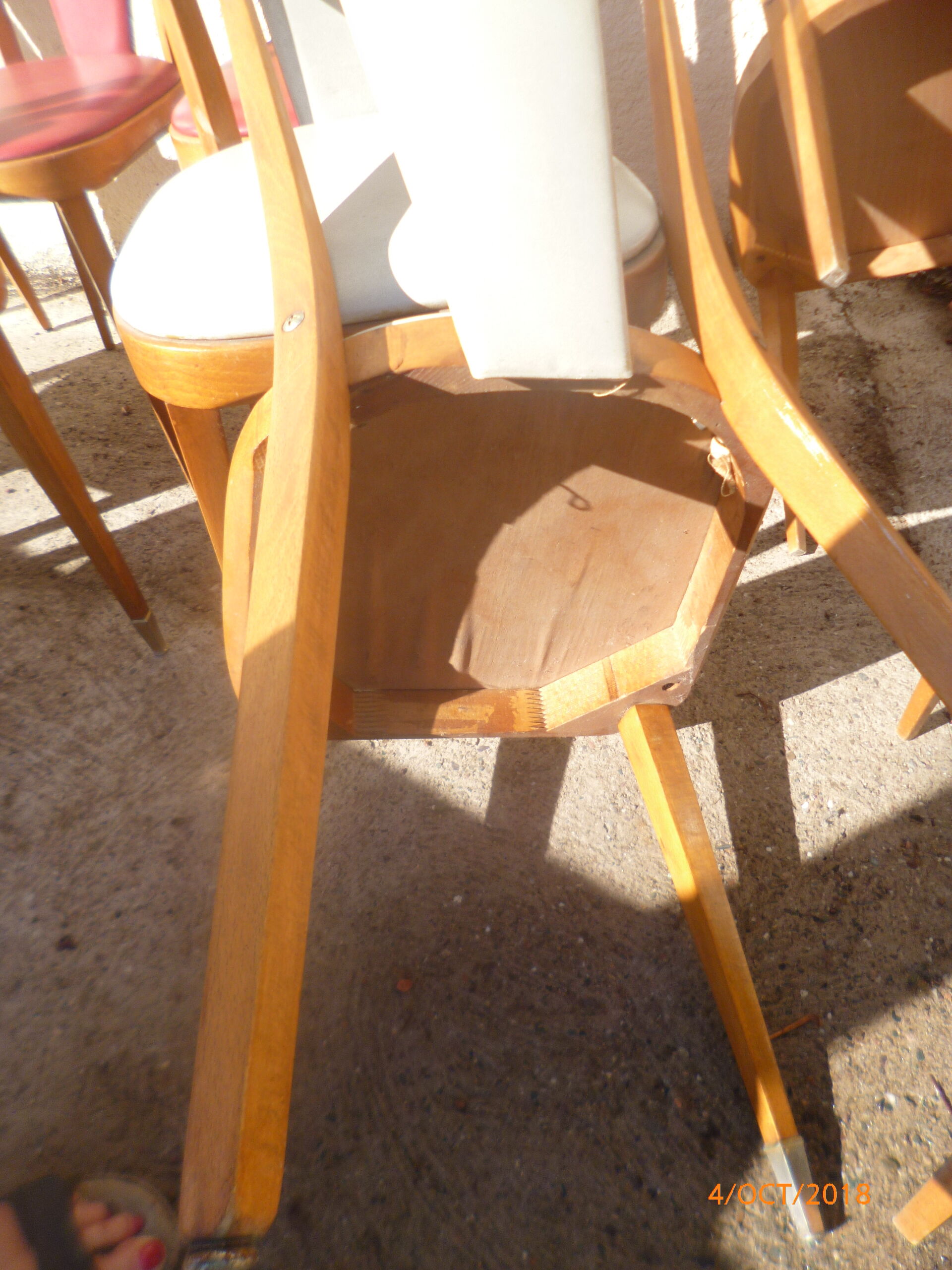 Set of 10 chairs 1960