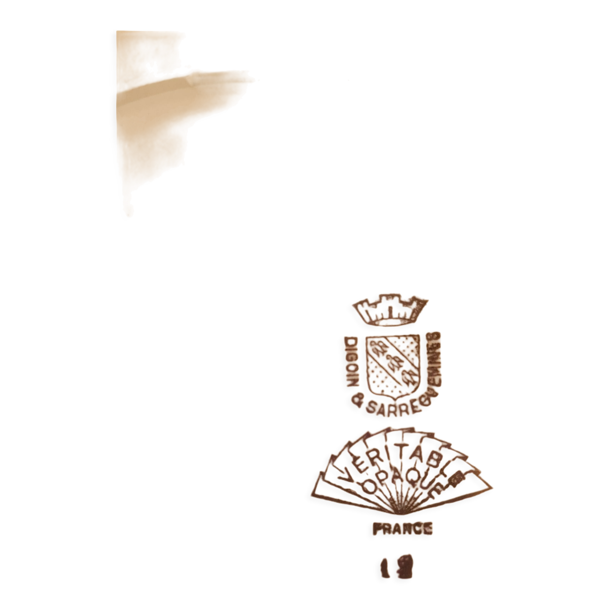 Dessert plates nursery rhymes of digoin and sarreguemine