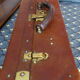 Vintage suitcase "World Map" restored 54,5x32x17,5 cm