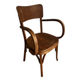 Fauteuil accoudoirs bois