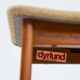 Eric Buch (Buck) Dyrlund teak bar stool, set of 3, Denmark 1960s