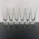 Set of 6 Habitat glasses, 1980
