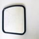 Vintage mirror with black plastic frame, 1970s