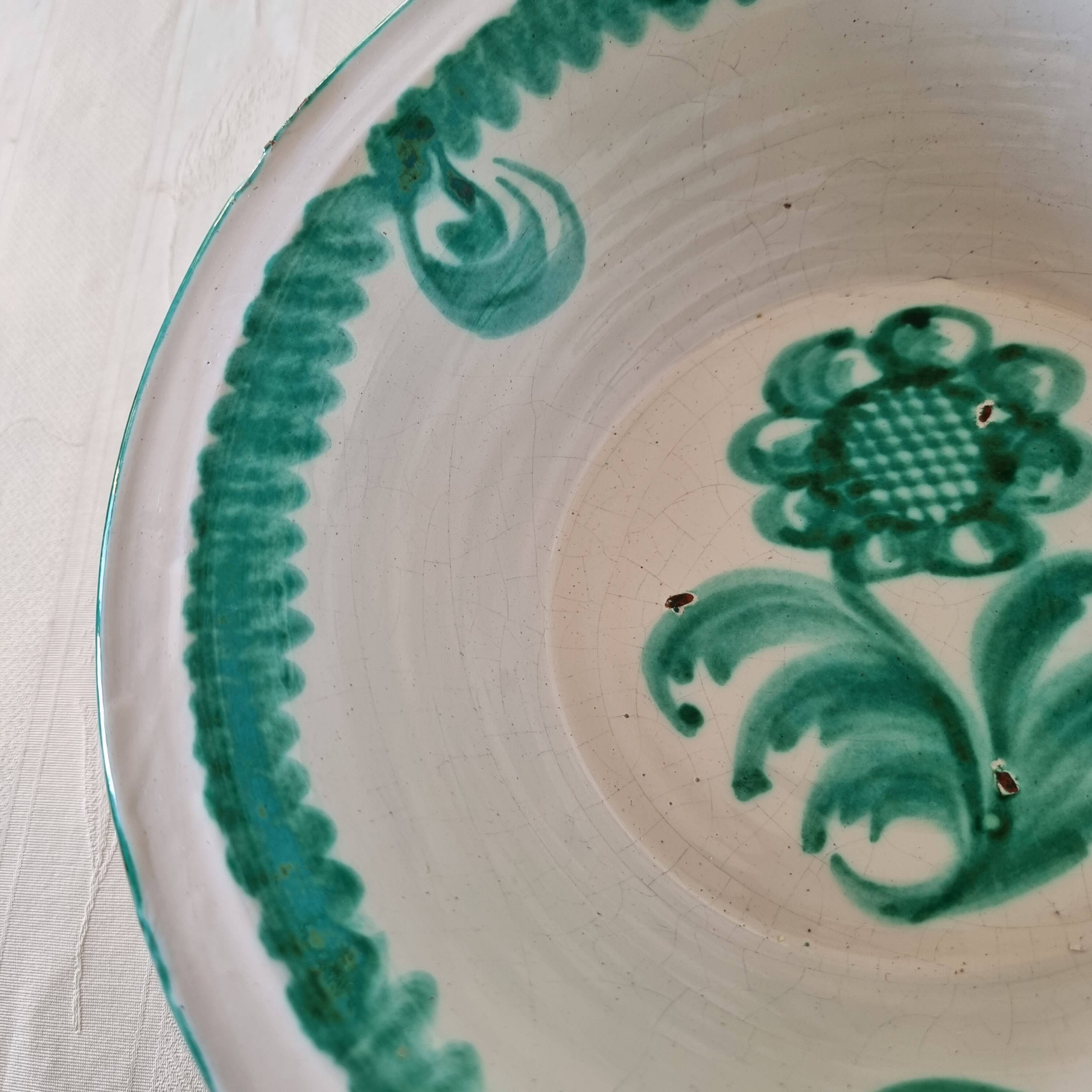 Ancient basin of Fajalauza (Granada) | Glazed clay. 1970s