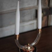 Pair of art deco lamps, pair of art deco candlesticks, table lamps, decoration