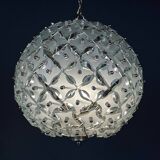 Artistic glass suspension Sputnik by Fontana Arte, Italy, 1960s