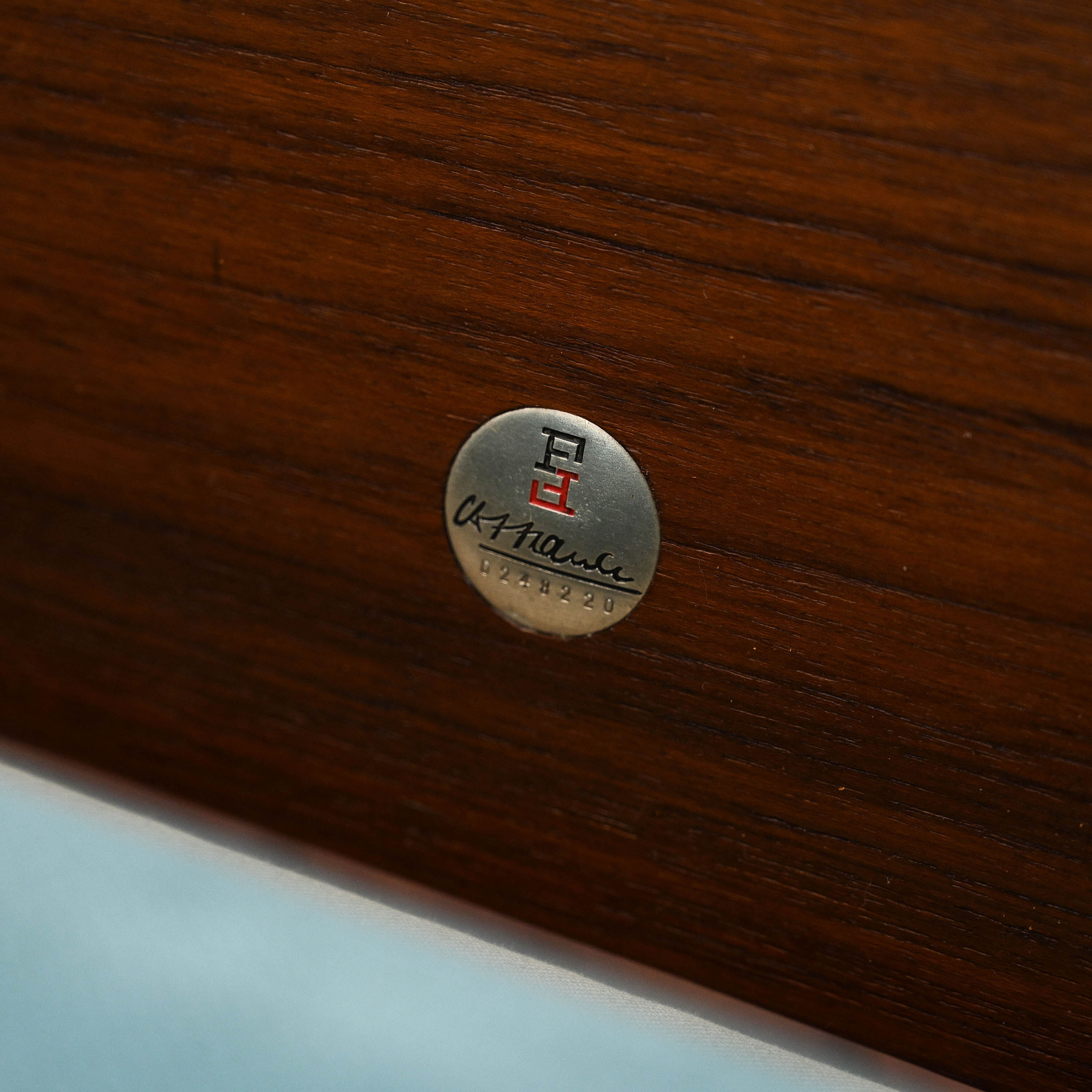 Set of Senator armchairs in rosewood designed by Ole Wanscher