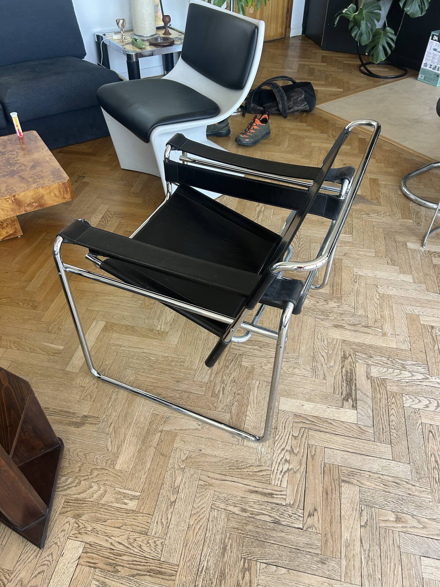 Wassily B3 armchair by Marcel Breuer, Gavina edition