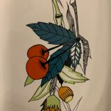 Plat compartimenté apéritif faïence multicolore Septfontaines Villeroy et Boch