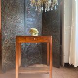 Small walnut console from the Art Deco period