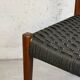 Dining Chair – Teak & Black Danish Cord,  1960