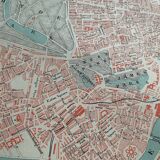 Map of London at the end of the 19th century