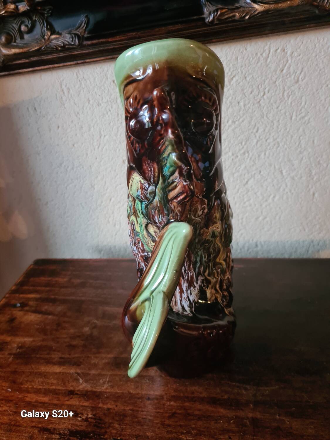 "French Majolica" Pitcher