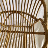 Pair of rattan basket chairs