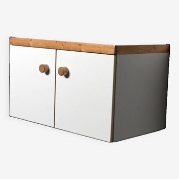 Wall Mounted 'Les Arcs’ Cabinet / Sideboard , France, 1970s