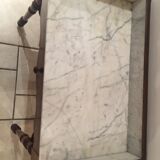 Dressing table with marble