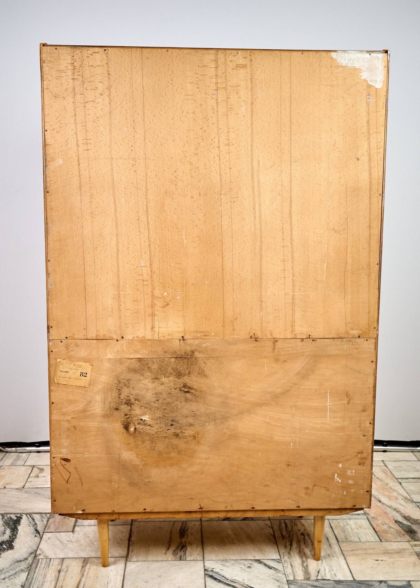 Vintage Wooden Bookcase, 1960s, Czechoslovakia