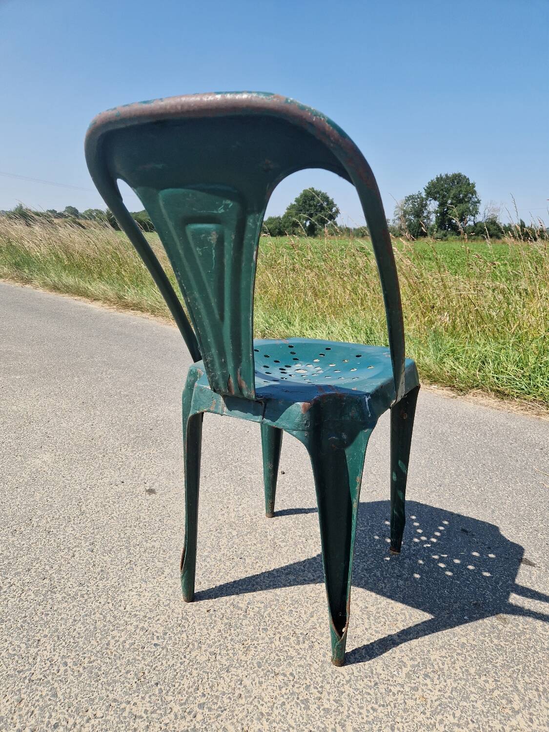 Set of 8 Multipl's chairs from the 50s by Joseph Mathieu