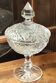Ancienne Bonbonnière/sucrier  en cristal taillé