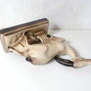 Charles Lemanceau Art Deco ceramic antelope