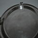 Platter appetizer art-deco Christofle Gallia silver metal