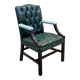 Fauteuil Chesterfield anglais des années 70