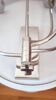 5-branched vintage candle holder wall light, Klein model for Habitat