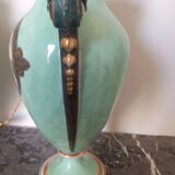 Pair of legs of porcelain lamps from Paris