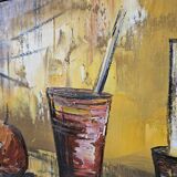 Tableau peinture nature morte, 1970