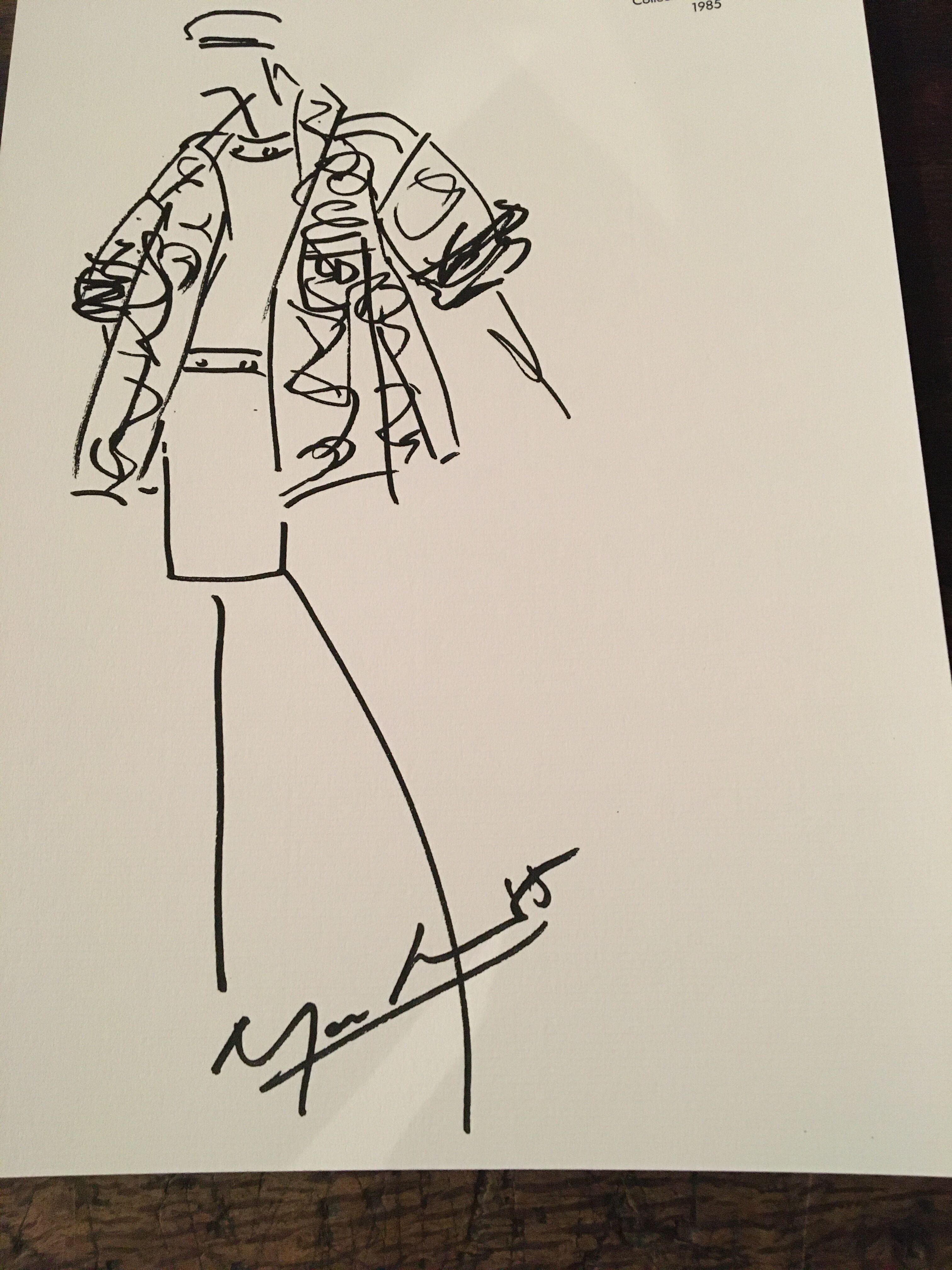 Christian Dior, fashion illustration press collection spring - summer 1985