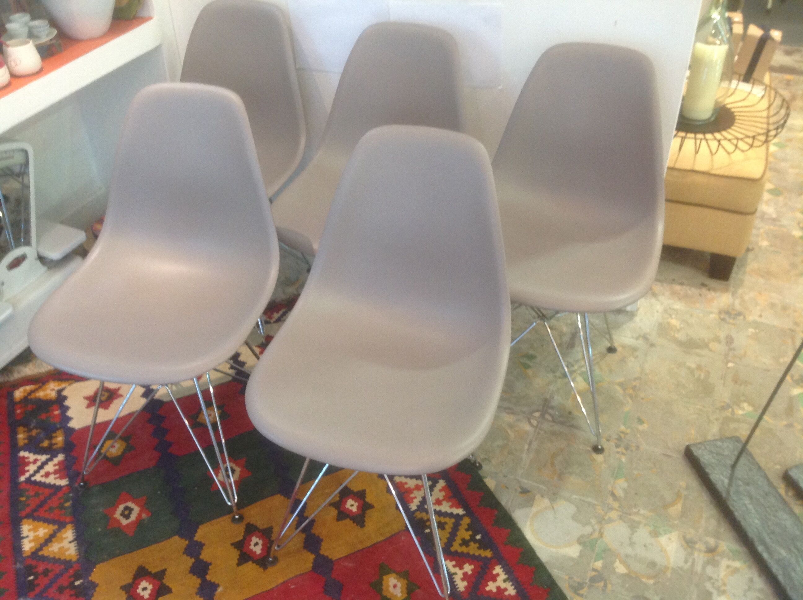 Lot of 5 chairs Eames Vitra edition