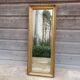 Miroir ancien doré à la feuille