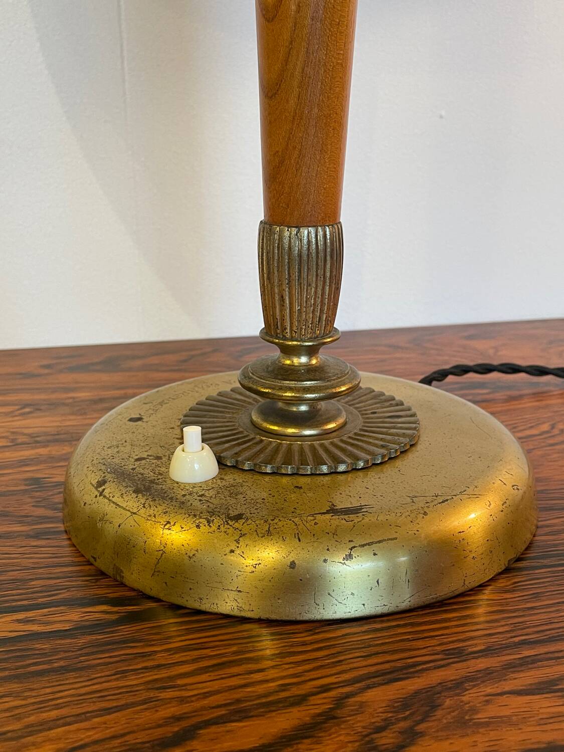 Scandinavian table lamp by Einar Bäckström, 1940s