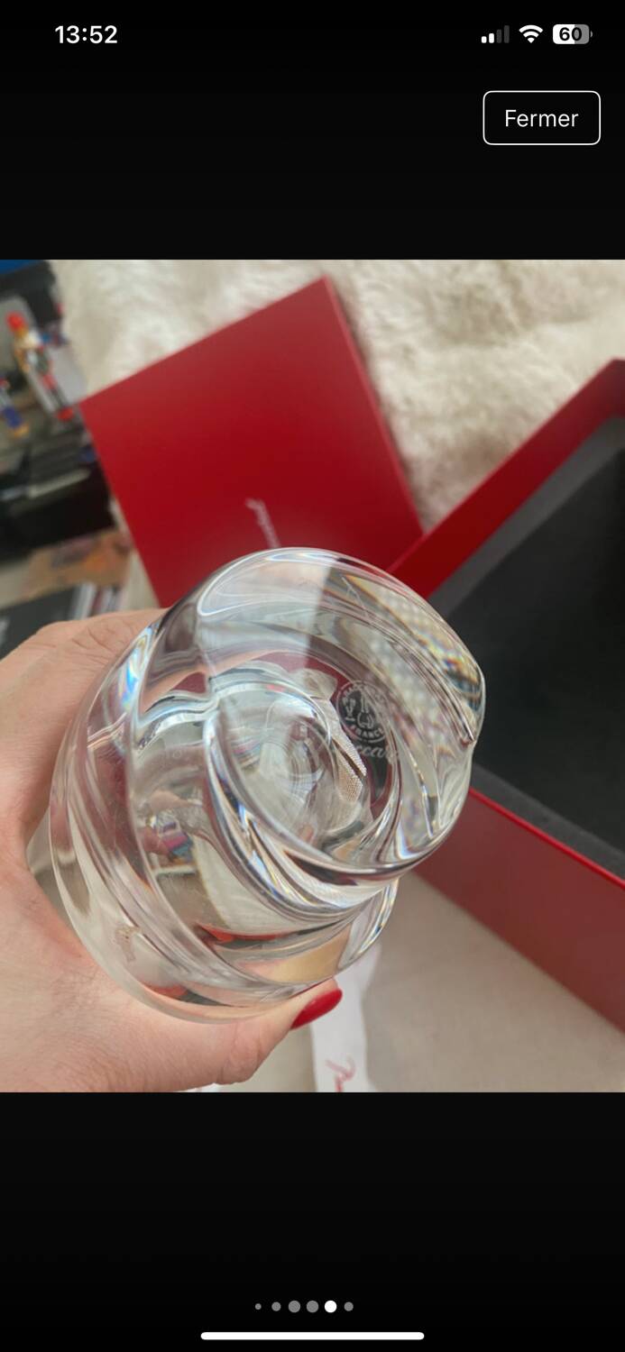 Rare Baccarat spiral vase