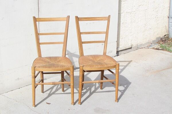 Pair of art nouveau chairs