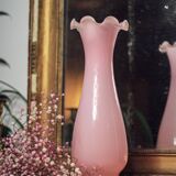 Soliflore en opaline rose