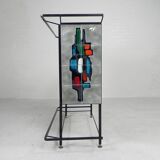 Vintage bar with inlaid tiles, Jacolor, 1970s