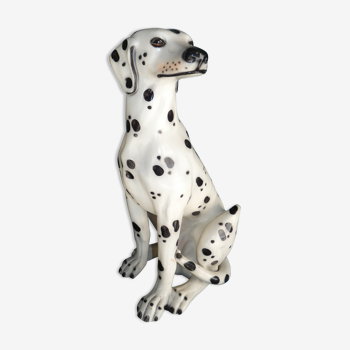Dalmatian dog life size ceramic italian work circa 1970