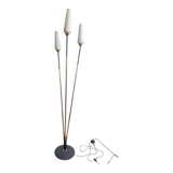 Vintage opaline tripod floor lamp