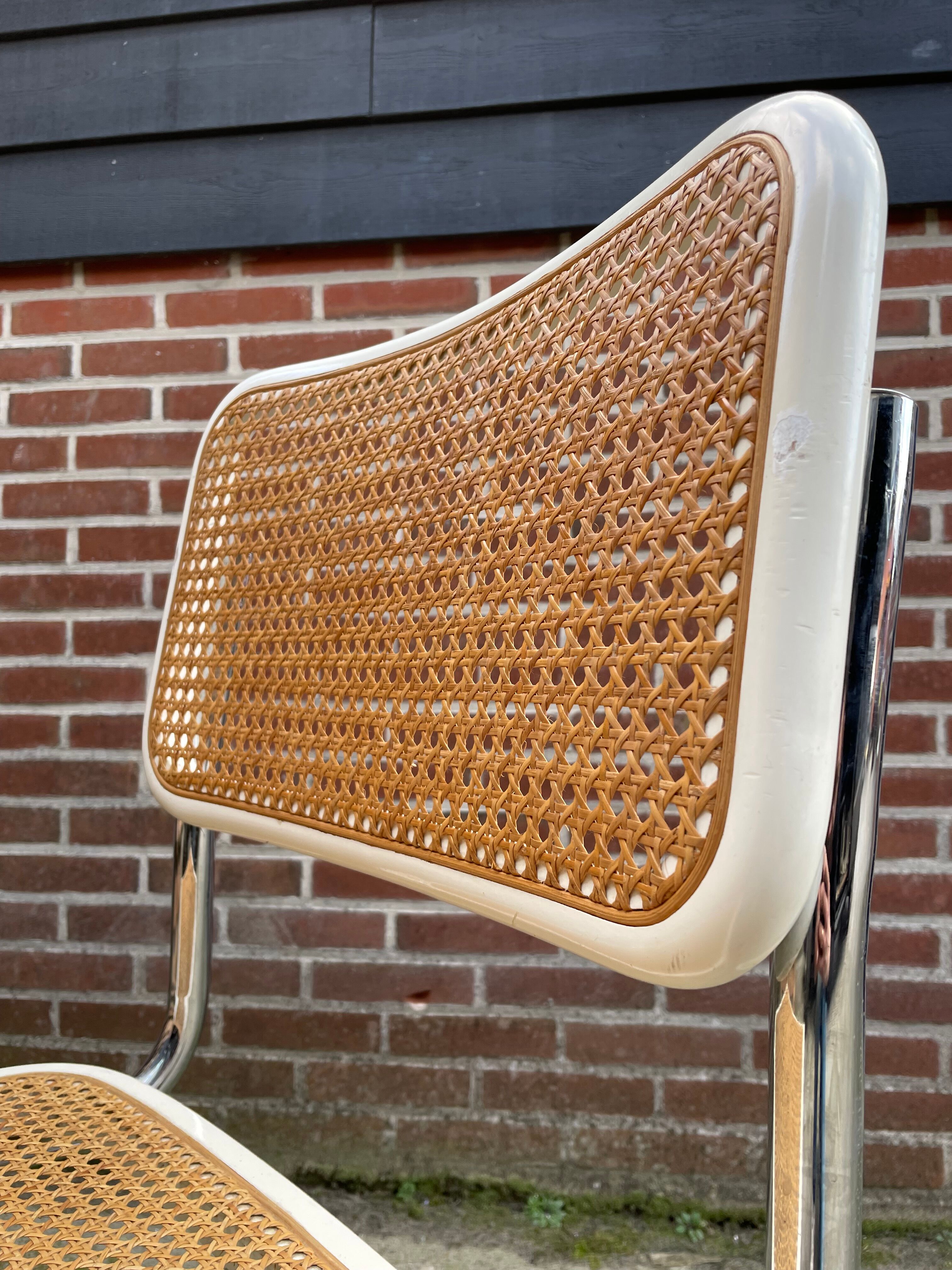 Cesca design chair b32 model in chrome